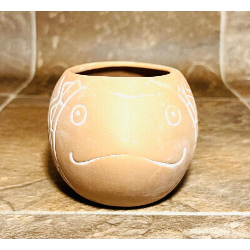 Fish Ceramic Succulent Planter Pot - Brown - New - Picture 3 of 6